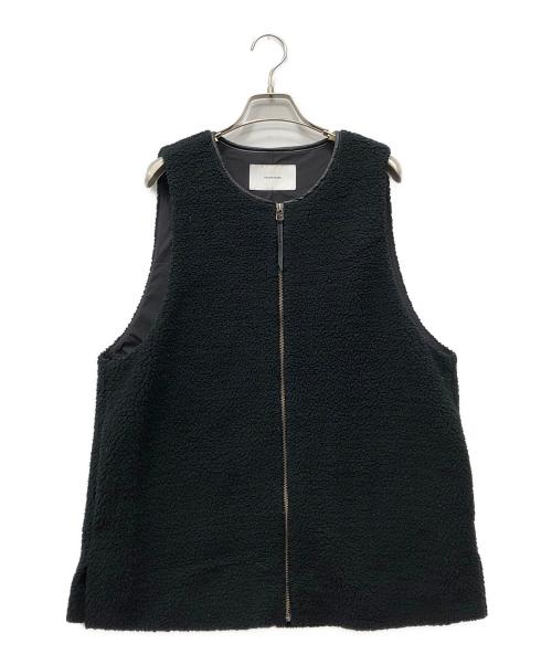 FRAMeWORK（フレームワーク）FRAMeWORK (フレームワーク) ボアベスト ブラック サイズ:FREEの古着・服飾アイテム