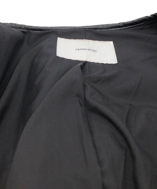 FRAMeWORK（フレームワーク）FRAMeWORK (フレームワーク) ボアベスト ブラック サイズ:FREEの古着・服飾アイテム