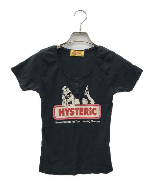 Hysteric Glamour（ヒステリックグラマー）Hysteric Glamour (ヒステリックグラマー) SWEET SOUNDS チビTシャツ ブラック サイズ:FREEの古着・服飾アイテム