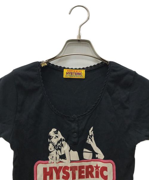 Hysteric Glamour（ヒステリックグラマー）Hysteric Glamour (ヒステリックグラマー) SWEET SOUNDS チビTシャツ ブラック サイズ:FREEの古着・服飾アイテム