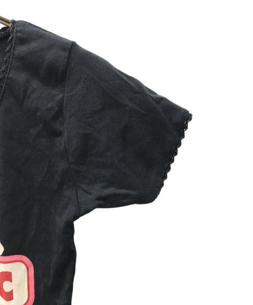 Hysteric Glamour（ヒステリックグラマー）Hysteric Glamour (ヒステリックグラマー) SWEET SOUNDS チビTシャツ ブラック サイズ:FREEの古着・服飾アイテム