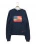 Ralph Lauren POLO SPORT（ラルフローレン ポロスポーツ）の古着「星条旗柄ニット」｜ネイビー