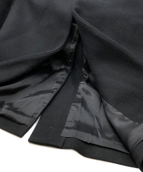 theory（セオリー）theory (セオリー) スタンドカラーメルトンロングコート ブラック サイズ:S 未使用品の古着・服飾アイテム