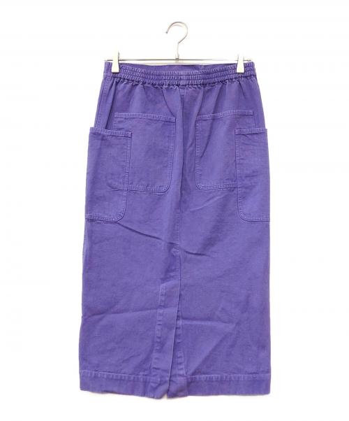 MaxMara（マックスマーラ）MaxMara (マックスマーラ) 2Pカラーデニムスカート パープル サイズ:38 未使用品の古着・服飾アイテム