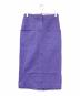MaxMara（マックスマーラ）の古着「2Pカラーデニムスカート」｜パープル