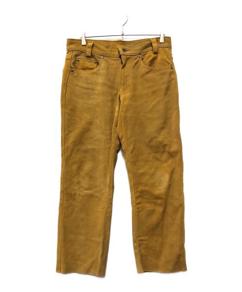 Schott（ショット）Schott (ショット) スウェードパンツ ベージュ サイズ:32の古着・服飾アイテム