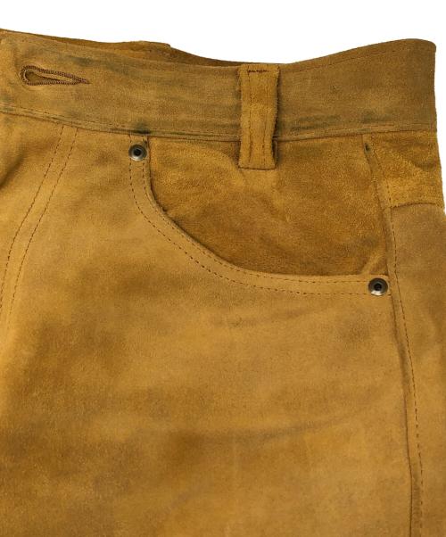 Schott（ショット）Schott (ショット) スウェードパンツ ベージュ サイズ:32の古着・服飾アイテム