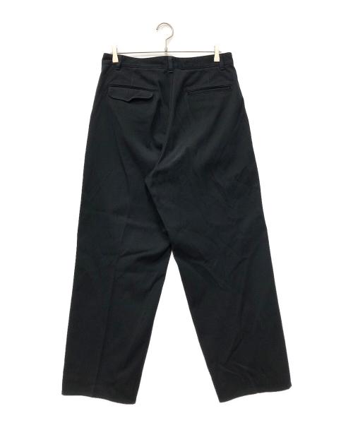 Graphpaper（グラフペーパー）Graphpaper (グラフペーパー) Hard Twill Two Tuck Pants ブラック サイズ:3の古着・服飾アイテム
