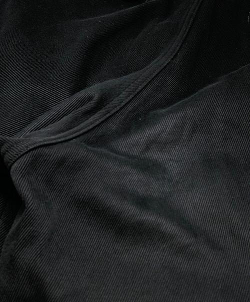 Graphpaper（グラフペーパー）Graphpaper (グラフペーパー) Hard Twill Two Tuck Pants ブラック サイズ:3の古着・服飾アイテム