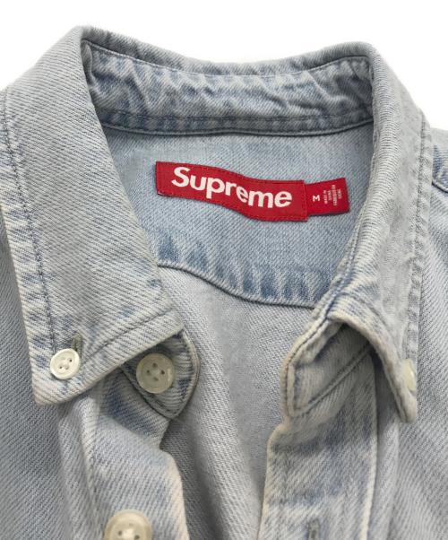 SUPREME（シュプリーム）Supreme (シュプリーム) small box logo shirt インディゴ サイズ:Mの古着・服飾アイテム