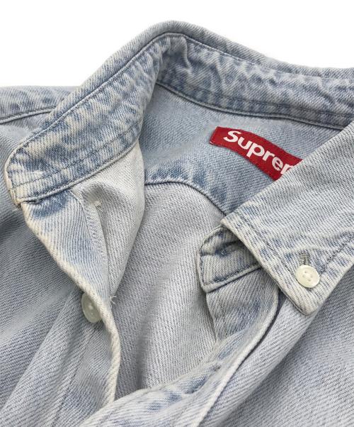 SUPREME（シュプリーム）Supreme (シュプリーム) small box logo shirt インディゴ サイズ:Mの古着・服飾アイテム
