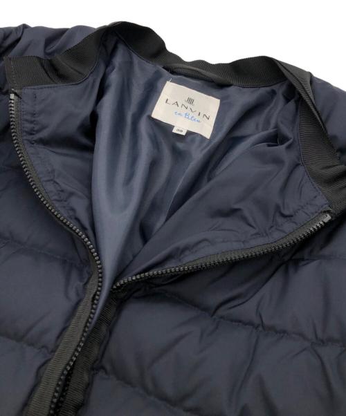 LANVIN en Bleu（ランバンオンブルー）LANVIN en Bleu (ランバンオンブルー) ダウンジャケット ネイビー サイズ:38の古着・服飾アイテム