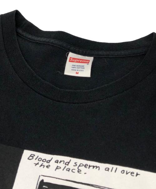 SUPREME（シュプリーム）Supreme (シュプリーム) Pettibon Blood& Sperm Tee ブラック サイズ:Mの古着・服飾アイテム