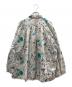 45R (フォーティーファイブアール) ウィンターフラワープリントのくしゅくしゅブラウス グレー サイズ:FREE：38000円