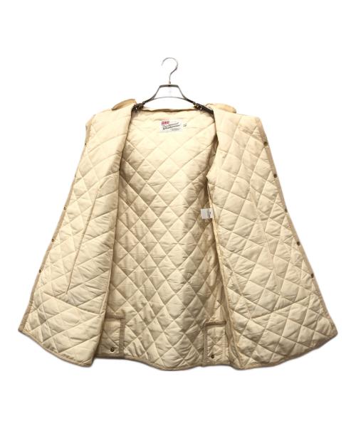 Traditional Weatherwear（トラディショナルウェザーウェア）Traditional Weatherwear (トラディショナルウェザーウェア) 2WAYキルティングジャケット アイボリー サイズ:36の古着・服飾アイテム