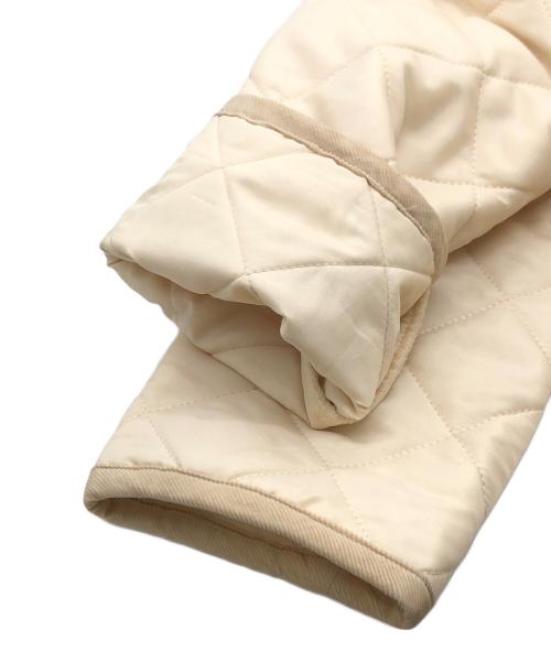 Traditional Weatherwear（トラディショナルウェザーウェア）Traditional Weatherwear (トラディショナルウェザーウェア) 2WAYキルティングジャケット アイボリー サイズ:36の古着・服飾アイテム