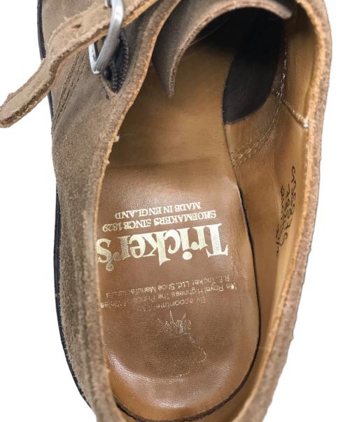 Tricker's（トリッカーズ）Tricker's (トリッカーズ) スウェードモンクシューズ ブラウン サイズ:UK 7 1/2の古着・服飾アイテム
