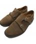 Tricker's（トリッカーズ）の古着「スウェードモンクシューズ」｜ブラウン