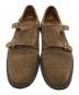 Tricker's (トリッカーズ) スウェードモンクシューズ ブラウン サイズ:UK 7 1/2：17000円