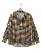 AURALEEオーラリー）の古着「GIZA LIGHT WEIGHT DOUBLE-CLOTH P/O SHIRTS」｜イエロー