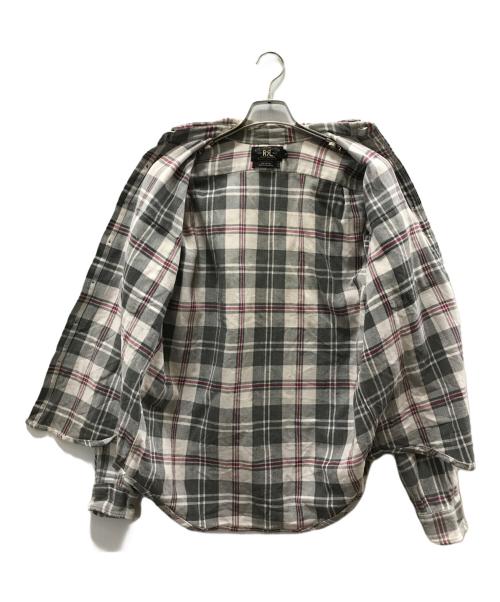 RRL（ダブルアールエル）RRL (ダブルアールエル) チェックシャツ グレー サイズ:Sの古着・服飾アイテム