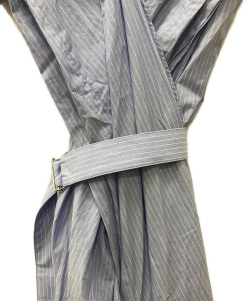 AKIKOAOKI（アキコアオキ）AKIKOAOKI (アキコアオキ) デザインワンピース ブルー サイズ:FREEの古着・服飾アイテム