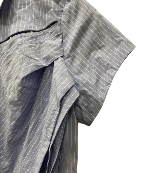 AKIKOAOKI（アキコアオキ）AKIKOAOKI (アキコアオキ) デザインワンピース ブルー サイズ:FREEの古着・服飾アイテム