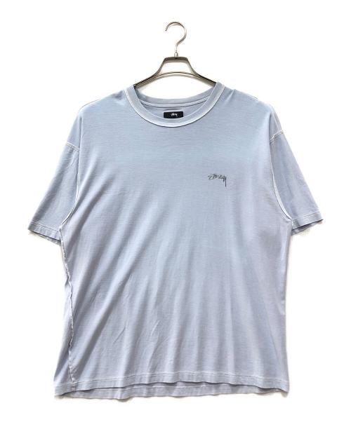 stussy（ステューシー）stussy (ステューシー) Lazy Tee ブルー サイズ:XLの古着・服飾アイテム