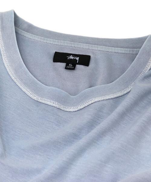 stussy（ステューシー）stussy (ステューシー) Lazy Tee ブルー サイズ:XLの古着・服飾アイテム