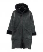 BACCAバッカ）の古着「ムートンコート」｜ブラック