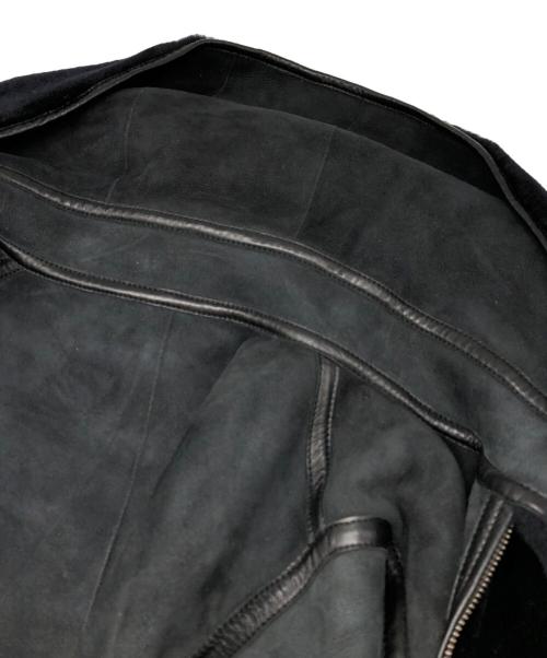 BACCA（バッカ）BACCA (バッカ) ムートンコート ブラック サイズ:36の古着・服飾アイテム