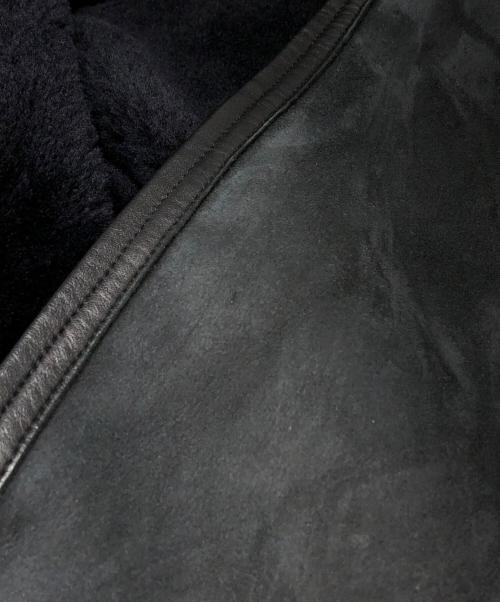 BACCA（バッカ）BACCA (バッカ) ムートンコート ブラック サイズ:36の古着・服飾アイテム