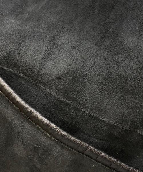 BACCA（バッカ）BACCA (バッカ) ムートンコート ブラック サイズ:36の古着・服飾アイテム