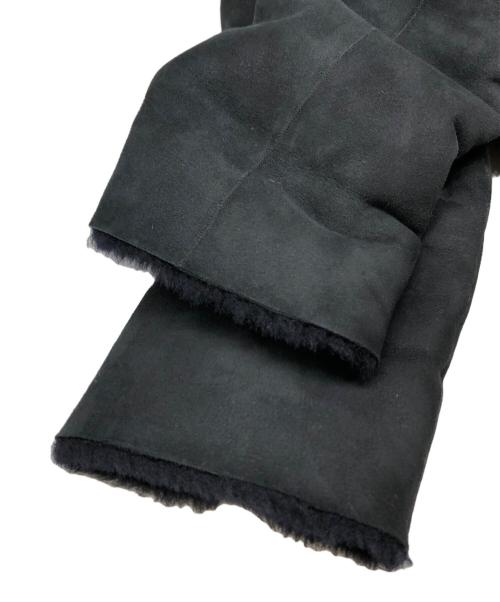 BACCA（バッカ）BACCA (バッカ) ムートンコート ブラック サイズ:36の古着・服飾アイテム