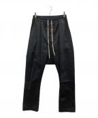 RICK OWENSリックオウエンス）の古着「DRAWSTRING LONG TE」｜ブラック