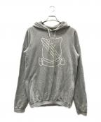 NUMBER (N)INEナンバーナイン）の古着「エンブレムパーカー」｜グレー