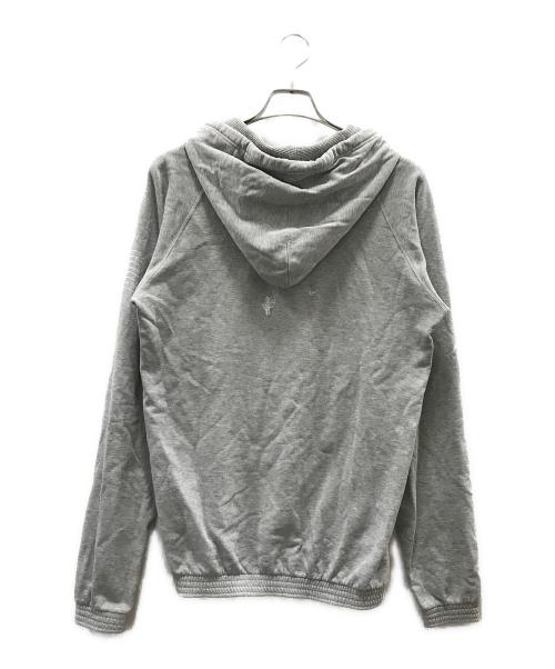 NUMBER (N)INE（ナンバーナイン）NUMBER (N)INE (ナンバーナイン) エンブレムパーカー グレー サイズ:2の古着・服飾アイテム