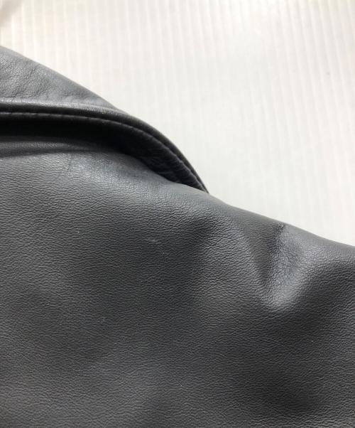 ALPHA（アルファ）ALPHA (アルファ) ライダースジャケット ブラック サイズ:Mの古着・服飾アイテム