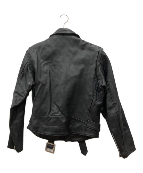 ALPHA（アルファ）ALPHA (アルファ) ライダースジャケット ブラック サイズ:Mの古着・服飾アイテム