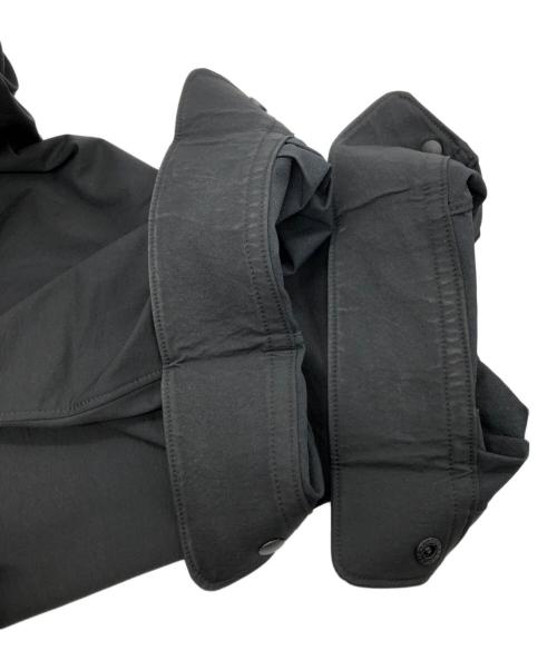 untrack（アントラック）untrack (アントラック) ノーカラーシャツ ブラック サイズ:Lの古着・服飾アイテム