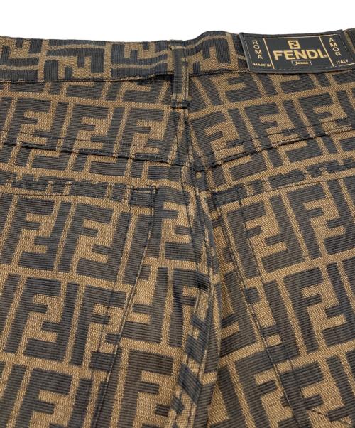 FENDI（フェンディ）FENDI (フェンディ) ズッカ総柄パンツ ベージュ サイズ:Sの古着・服飾アイテム