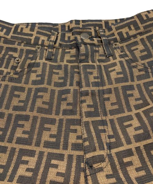 FENDI（フェンディ）FENDI (フェンディ) ズッカ総柄パンツ ベージュ サイズ:Sの古着・服飾アイテム