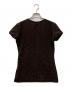 FENDI (フェンディ) ズッカ総柄Tシャツ ブラウン サイズ:44：20000円