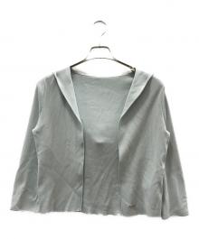 FOXEY（フォクシー）の古着「Cardigan Relax Houdie」｜スカイブルー