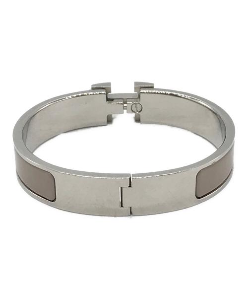 HERMES（エルメス）HERMES (エルメス) クリッククラック ブレスレット グレー サイズ:下記参照の古着・服飾アイテム