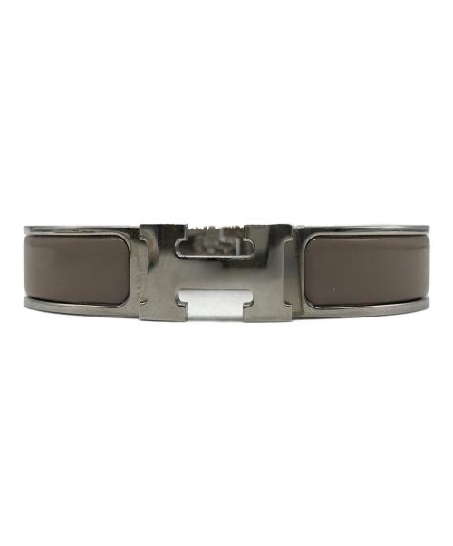 HERMES（エルメス）HERMES (エルメス) クリッククラック ブレスレット グレー サイズ:下記参照の古着・服飾アイテム