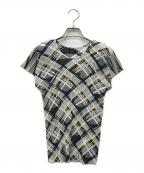 PLEATS PLEASEプリーツプリーズ）の古着「プリーツカットソー」｜グレー