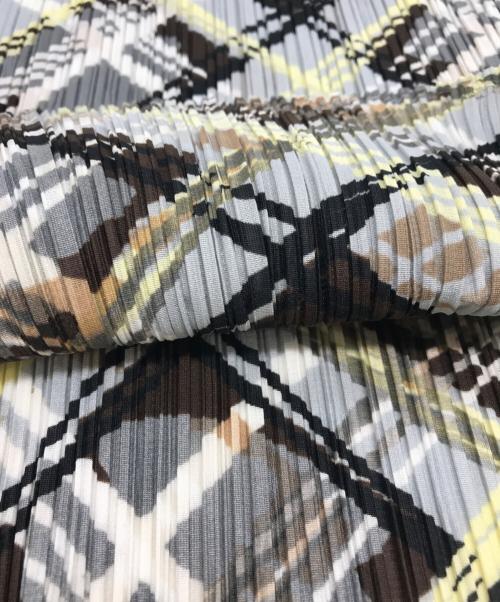 PLEATS PLEASE（プリーツプリーズ）PLEATS PLEASE (プリーツプリーズ) プリーツカットソー グレー サイズ:4の古着・服飾アイテム