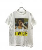 MEDICOM TOY LIFE ENTERTAINMENTメディコムトイ・ライフエンターテイメント）の古着「フォトプリントTシャツ」｜ホワイト