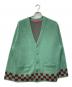 Supreme（シュプリーム）の古着「Brushed Checkerboard Cardigan」｜グリーン